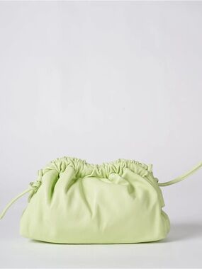 mansur gavriel mini cloud clutch - mint
